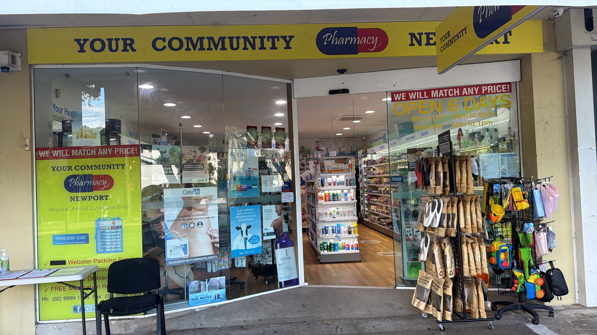 Your Community Pharmacy Newport storefront